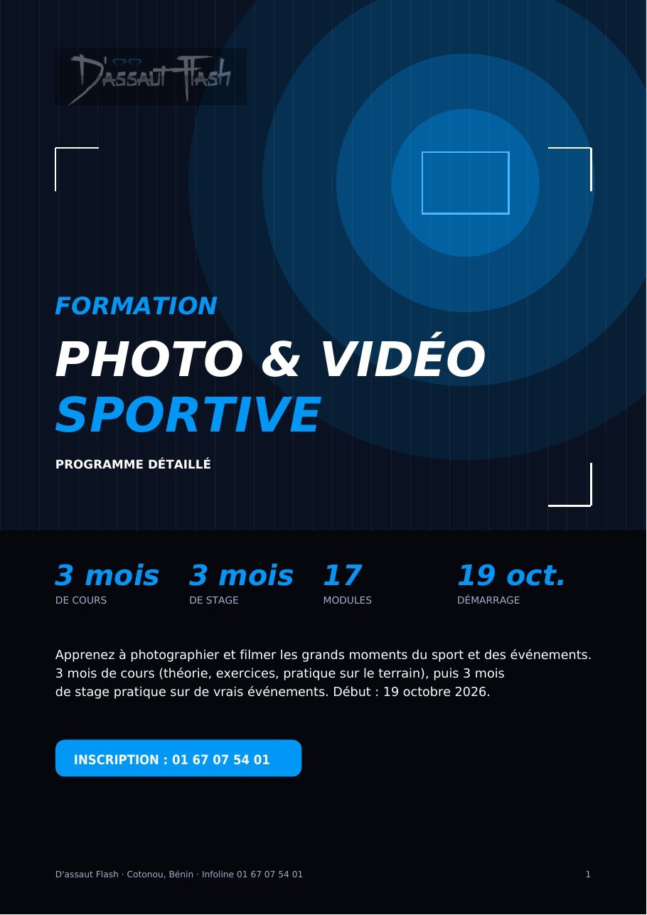 Couverture du programme détaillé en PDF